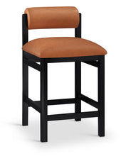 Load image into Gallery viewer, Roundhill - Faux Leather Counter Stool - Black Frame
