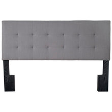 Load image into Gallery viewer, Eden - Upholstered Queen Headboard - Gray
