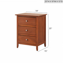 Load image into Gallery viewer, Daniel - 3 Drawer Nightstand
