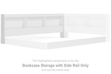 Load image into Gallery viewer, Piperton - Bookcase Storage w/Side Rail - White
