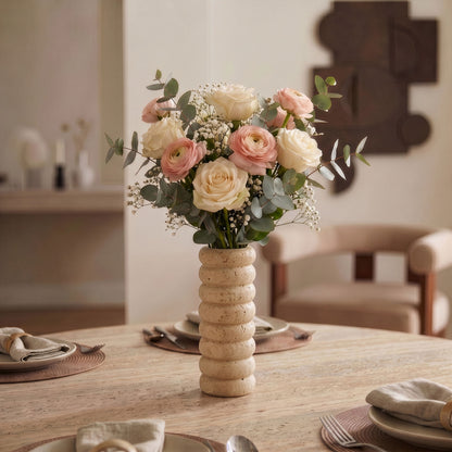 Rousse - Travertine Vase