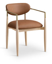 Load image into Gallery viewer, Riccio - Dining Arm Chair (Set of 2) - Natural And Gold Frame
