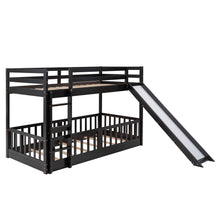 Load image into Gallery viewer, Bunk Bed With Convertible Ladder And Slide
