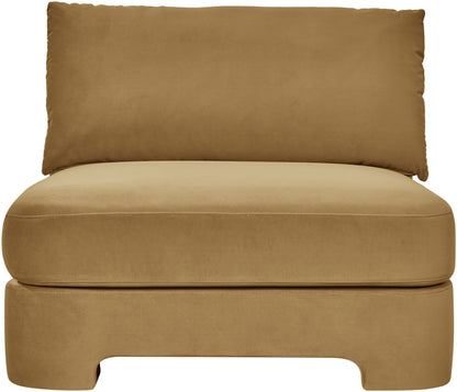 Hammond - Velvet Performance Fabric Upholstered Armless Chair