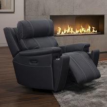Load image into Gallery viewer, Hartley - Glider Recliner With Power Headrest &amp; Footrest - Black
