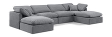 Load image into Gallery viewer, Indulge - Velvet 6 Piece Modular Double Chaise Sectional
