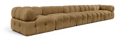 Orin - Fabric Velvet 5 Piece Modular Sofa
