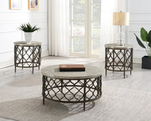 Load image into Gallery viewer, T154 - Coffee Table &amp; 2 End Tables - Brown / Gray
