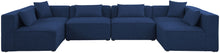 Load image into Gallery viewer, Cube - Linen 6 Piece Modular Armless Sectional
