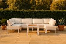 Load image into Gallery viewer, Nizuc - Outdoor Patio 6 Piece Modular Sectional With White Frame

