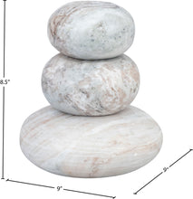 Load image into Gallery viewer, Pumpkin - 3 Piece Marble Decorative Object
