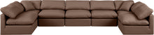 Load image into Gallery viewer, Indulge - Faux Leather 7 Piece Modular U-Shaped Sectional
