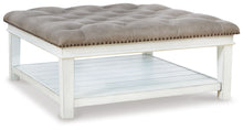 Load image into Gallery viewer, Kanwyn - Uph Ottoman Cocktail Table - Whitewash
