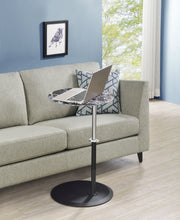 Load image into Gallery viewer, Orbit - 15.5" End Table With Height Adjustable Marble Textured Top
