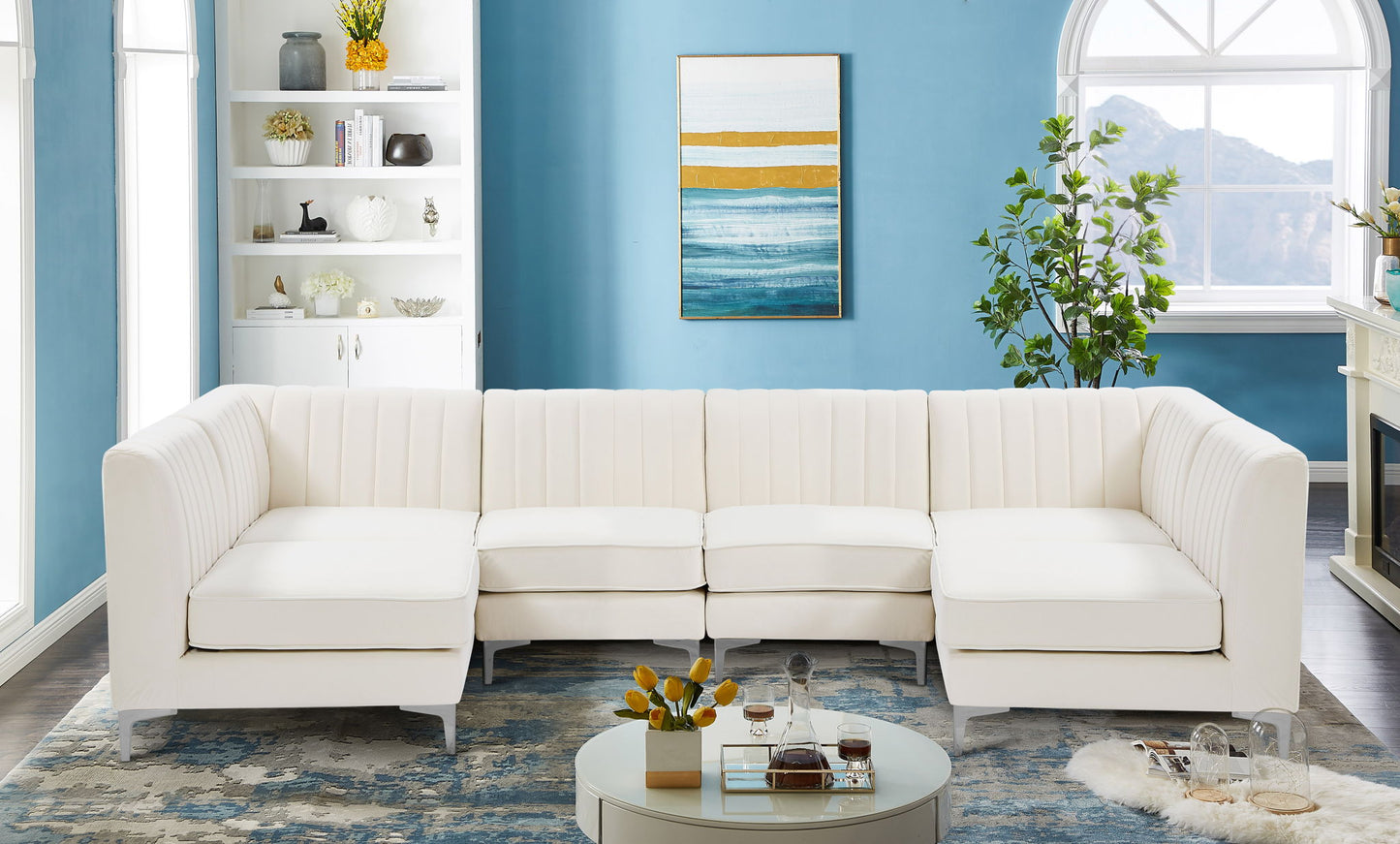 Alina - 6 Piece Modular U-Shaped Sectional