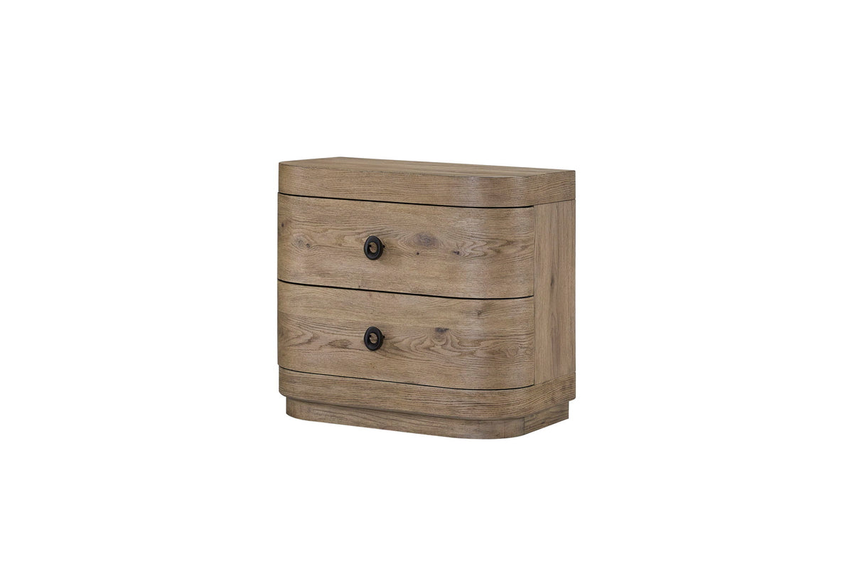 Pagosa - Large 2-Drawer Nightstand - English Knotty Oak