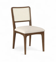 Load image into Gallery viewer, Atrium - Upholstered Seat Dining Chair With Brushed Brown Base (Set of 2)
