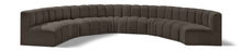Load image into Gallery viewer, Arc - Boucle Fabric 8 Piece U-Shaped Modular Sofa
