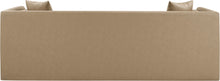 Load image into Gallery viewer, Everett - Vegan Leather 88.5" Upholstered Sofa - Tan
