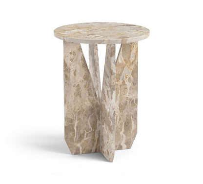Alba - Genuine Marble End / Side Table