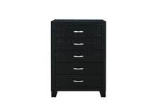 Load image into Gallery viewer, Reid - 4 Piece Queen Bedroom Set (Bed, Dresser, Mirror, Nightstand) - Black
