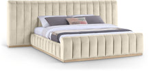 Load image into Gallery viewer, Amara - Velvet Upholstered Bed
