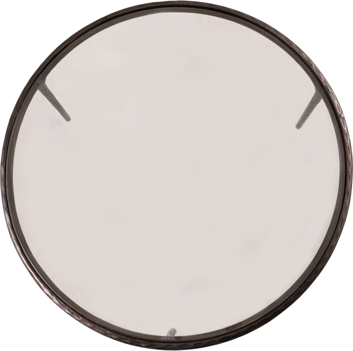 Evren - Glass Top And Aluminum Base Coffee Table