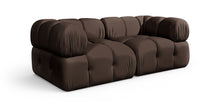 Load image into Gallery viewer, Orin - Velvet Performance Fabric Upholstered 2 Piece Modular Sofa (2 Corner Chairs)
