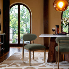Load image into Gallery viewer, Riccio - Fabric Dining Side Chair (Set of 2) - Walnut Frame
