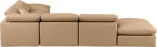 Load image into Gallery viewer, Indulge - Faux Leather 6 Piece Modular Armless Sectional - Tan
