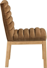 Load image into Gallery viewer, Evelyn - Dining Chair With Natural Legs - Saddle
