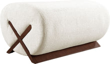 Load image into Gallery viewer, Akira - Fabric Upholstered Ottoman
