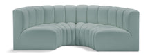 Load image into Gallery viewer, Arc - Faux Leather 4 Piece U-Shaped Modular Sofa
