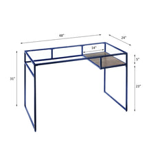 Load image into Gallery viewer, Yasin - Glass Top Writing Desk

