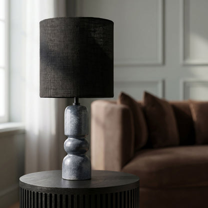 Paros - Base And Linen Textured Fabric Shade Table Lamp