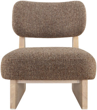 Load image into Gallery viewer, Vetra - Linen Textured Fabric Upholstered Accent Chair With Natural Base
