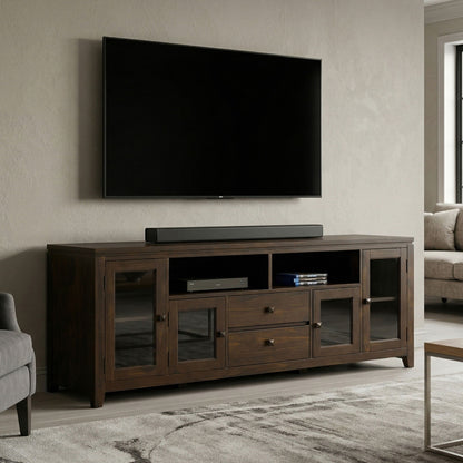 Cosmopolitan - Wide TV Media Stand - Mahogany Brown - Ego Home Furniture