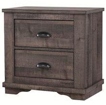 Load image into Gallery viewer, Crown Mark Furniture Coralee 2 Drawer Nightstand in Gray image
