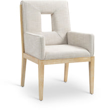 Load image into Gallery viewer, Gwendolyn - Dining Arm Chair With Natural Frame
