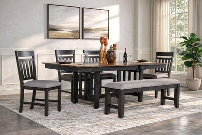 Harrisburg - Dining Table Base - Charcoal