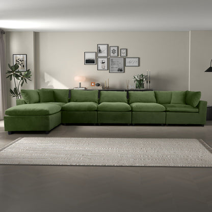 Hayward - Sectional Sofa - Olive Green
