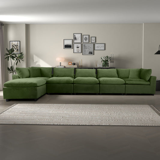 Hayward - Sectional Sofa - Olive Green