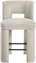 Load image into Gallery viewer, Zuno - Velvet Performance Fabric Upholstered Counter Stool (Set of 2)

