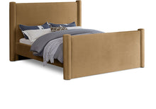 Load image into Gallery viewer, Elias - Velvet Upholstered Bed
