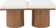 Load image into Gallery viewer, Pavilion - 2 Piece Modular Bench With Brown Base
