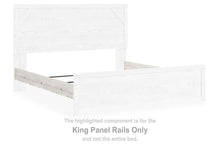 Load image into Gallery viewer, Gerridan - King Panel Rails - White / Gray
