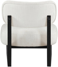 Load image into Gallery viewer, Vetra - Linen Textured Fabric Upholstered Accent Chair With Black Base
