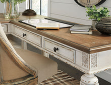 Load image into Gallery viewer, Realyn - Home Office Desk Return - White / Brown

