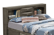 Load image into Gallery viewer, Modern Design Storage Bed With Bookcase Headboard
