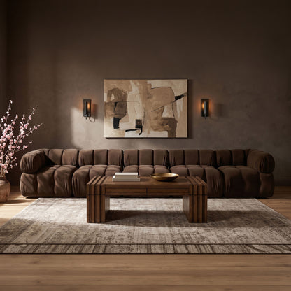 Orin - Fabric Velvet 5 Piece Modular Sofa